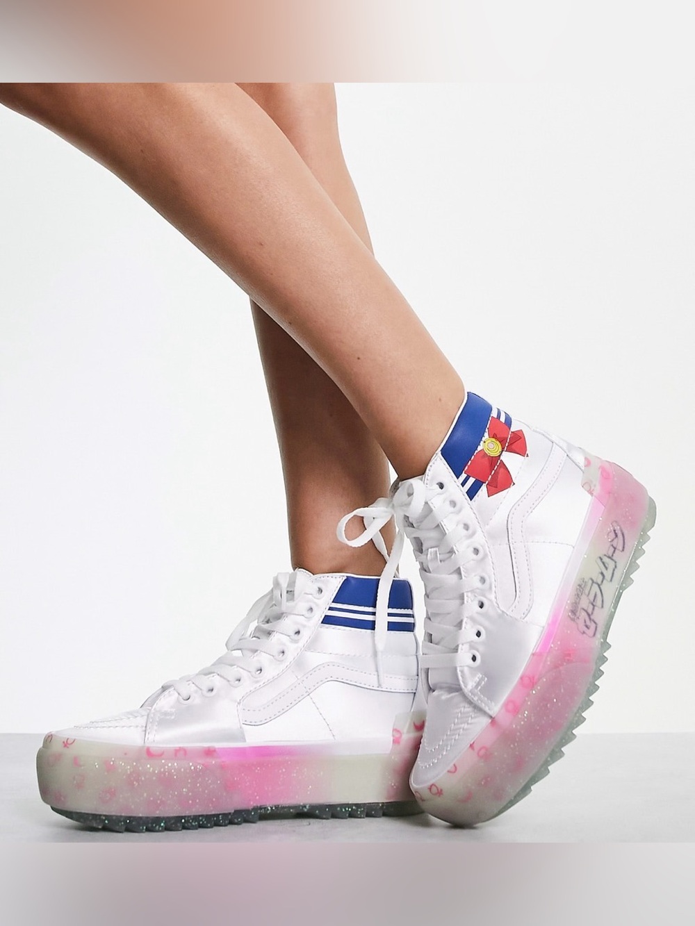 Vans x Pretty Guardian Sailor Moon Sk8-Hi Stacked Platform Sneakers Women’s 7.5